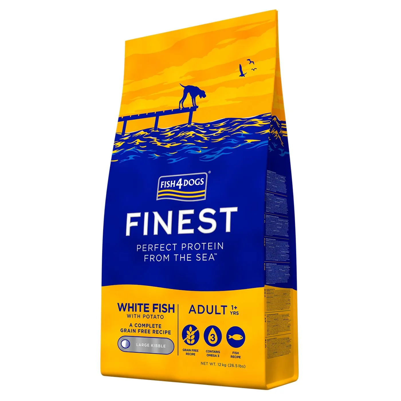 Fish4Dogs Finest Adult Ocean White Fish Pesce Bianco Large Per Cani - immagine 3