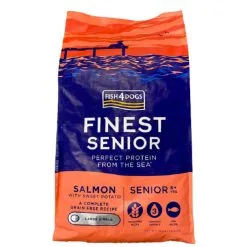 Fish4Dogs Finest Senior Salmone Large Con Salmone Per Cani Anziani 12Kg