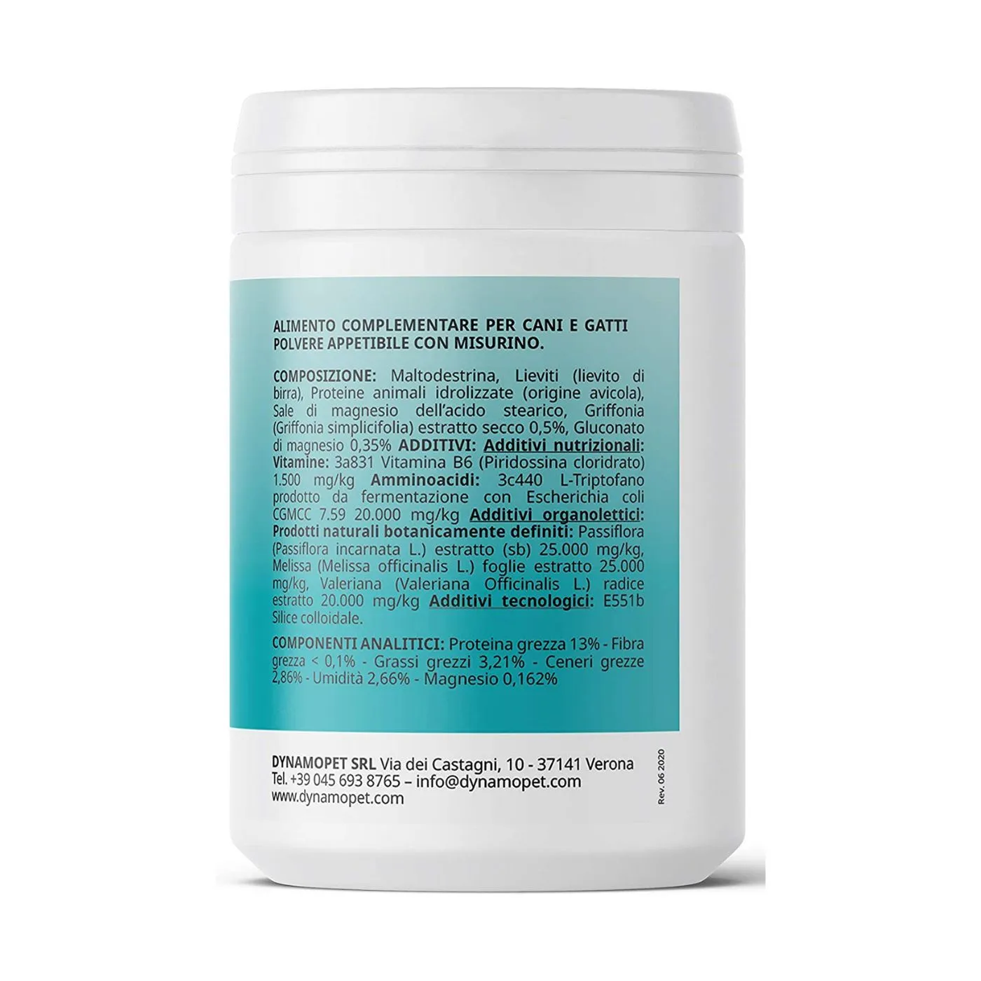 Dynamopet® BenesserePet Kalm Pet 100g Rilassante Naturale Per Cani E Gatti - immagine 2