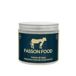Fasson Food 100% Farina Di Ossa Bovine Per Cani 300g – Integratore Naturale Di Sali Minerali Barf