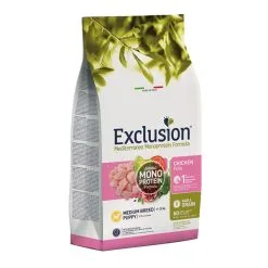 Exclusion Mediterraneo Monoproteico Noble Grain Puppy Medium Pollo Per Cuccioli