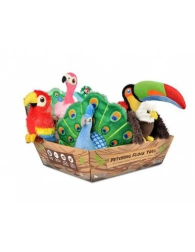 Gioco Play Animali, Pappagallo Peluche. Giochi Per Cani - immagine 3