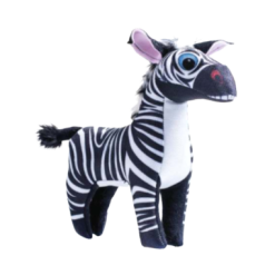 IGC LEOPET Zebra Colorata Tessuto. Giochi Per Cani